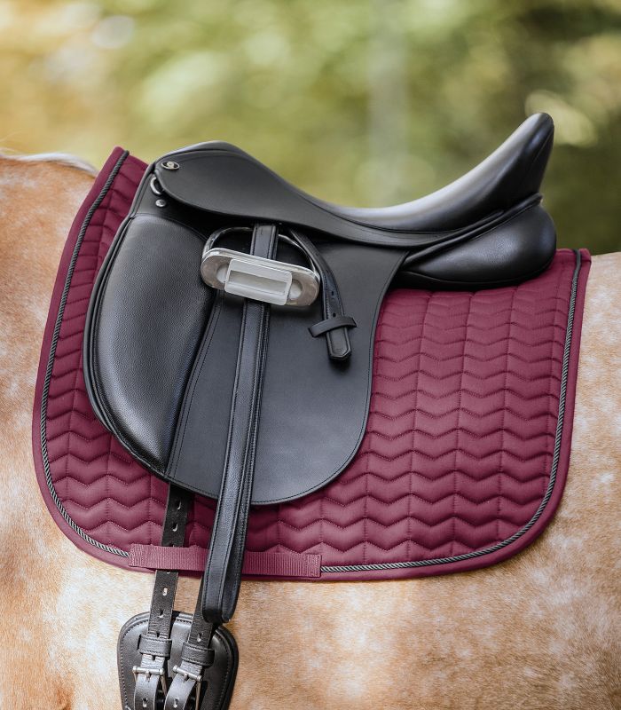 ELT Classic Saddle Pad Cranberry - Dressage or All Purpose