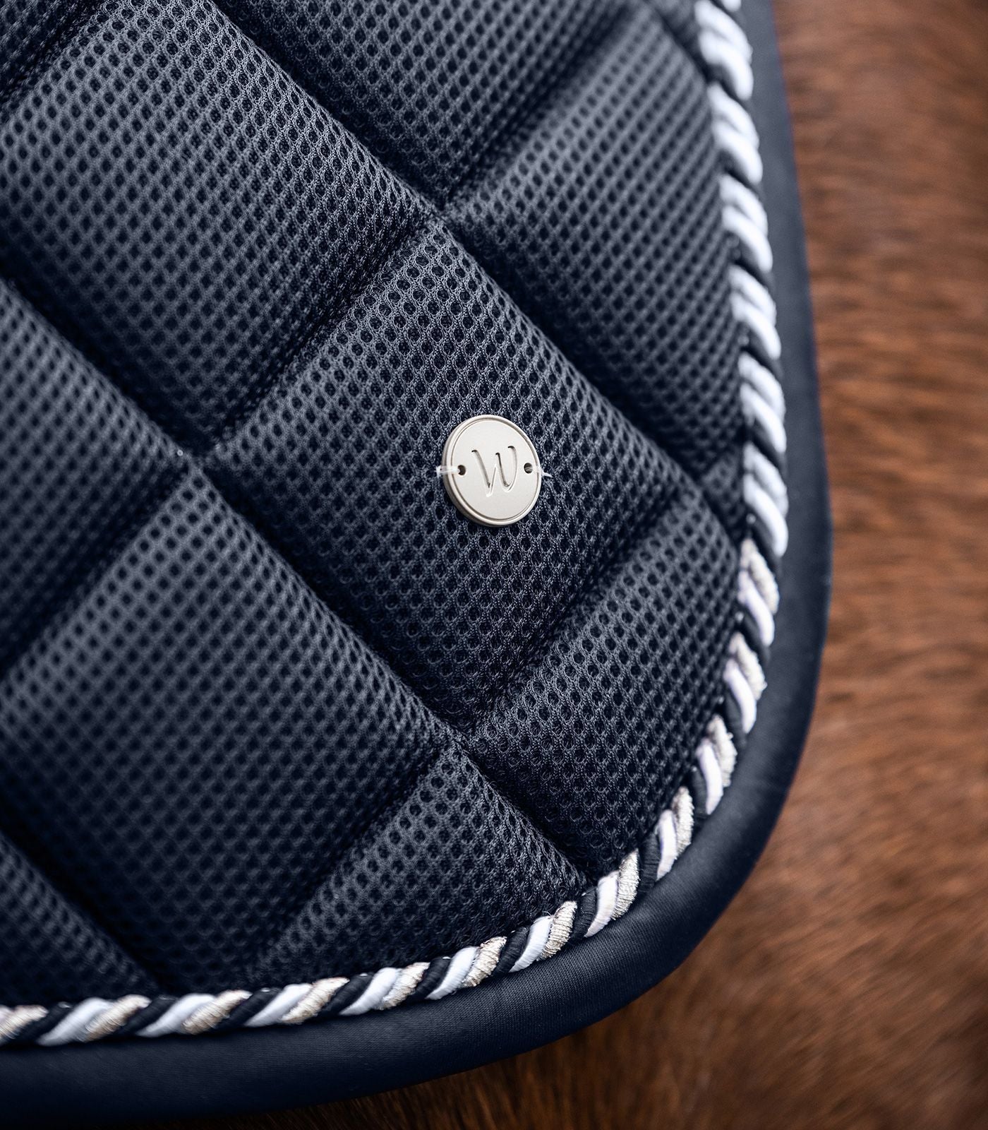 ELT Mesh Saddle Pad - Dark Navy - Dressage or Jump