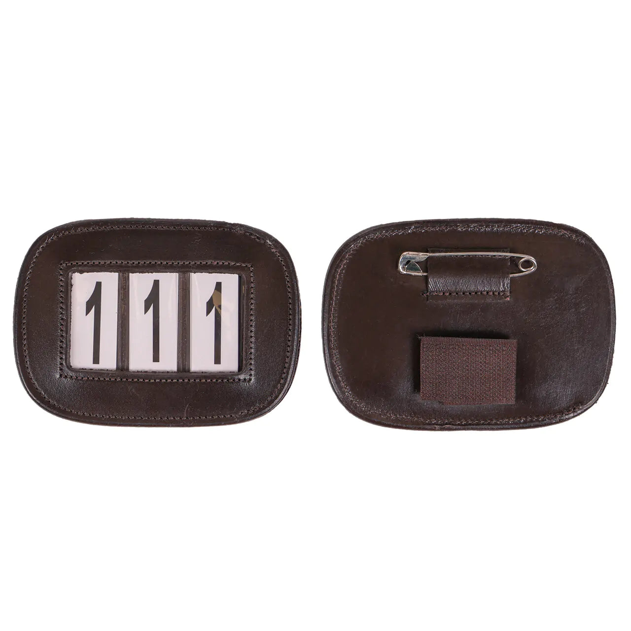 Modeste Number Holder - Square - Brown