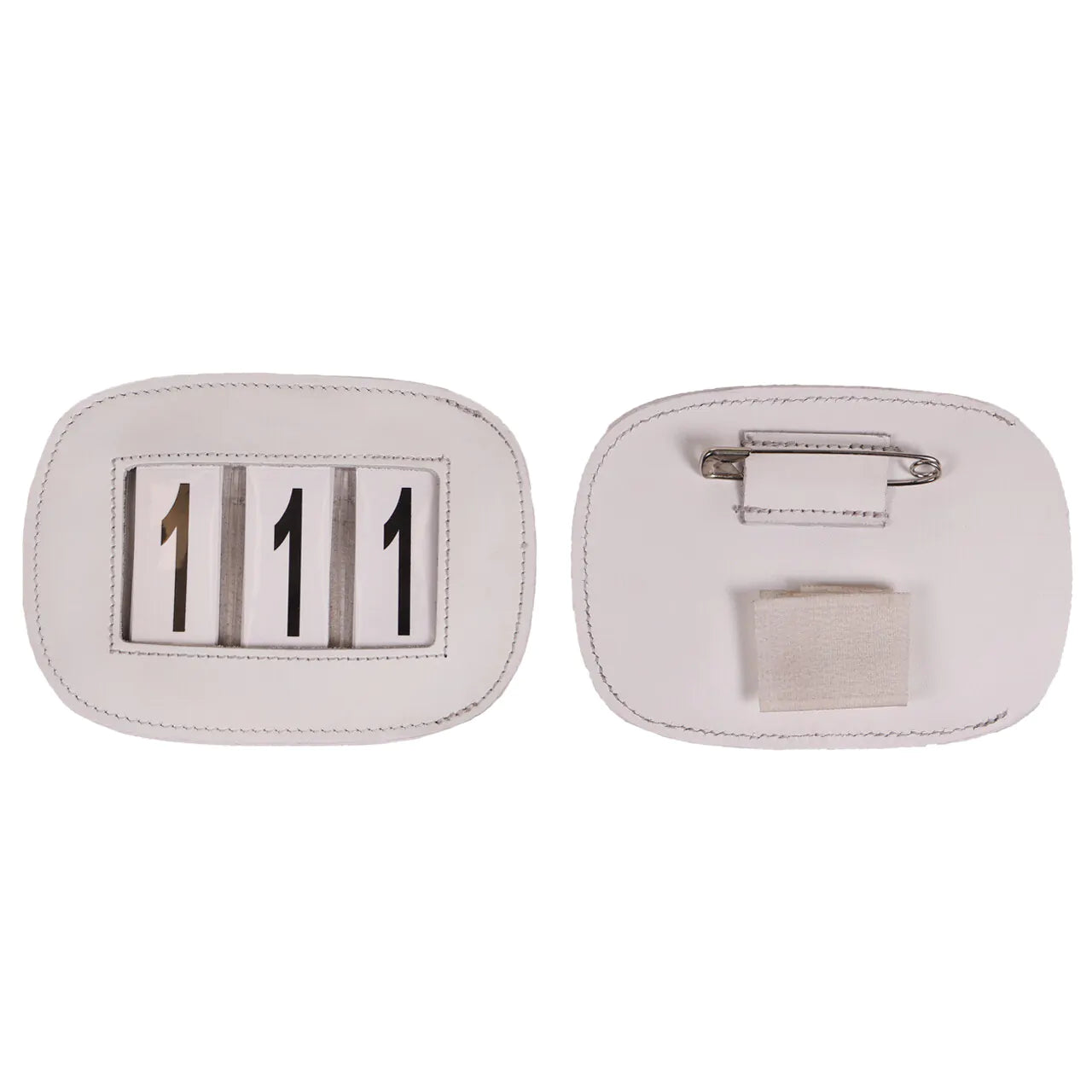 Modeste Number Holder - Square - White