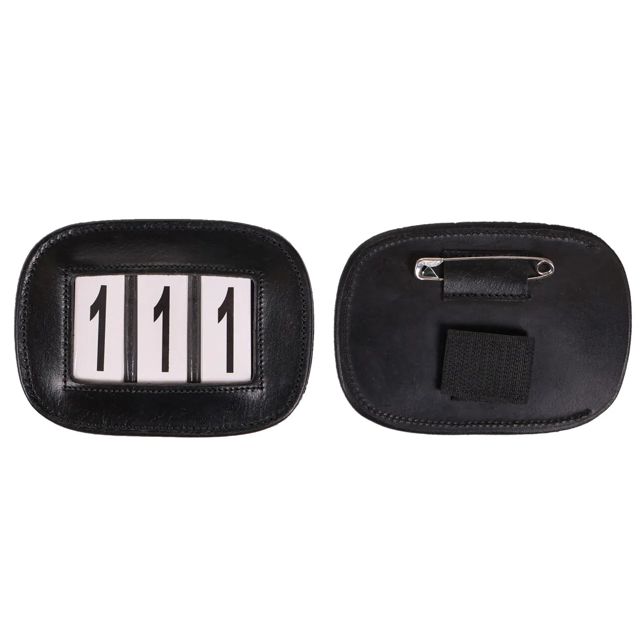 Modeste Number Holder - Square - Black