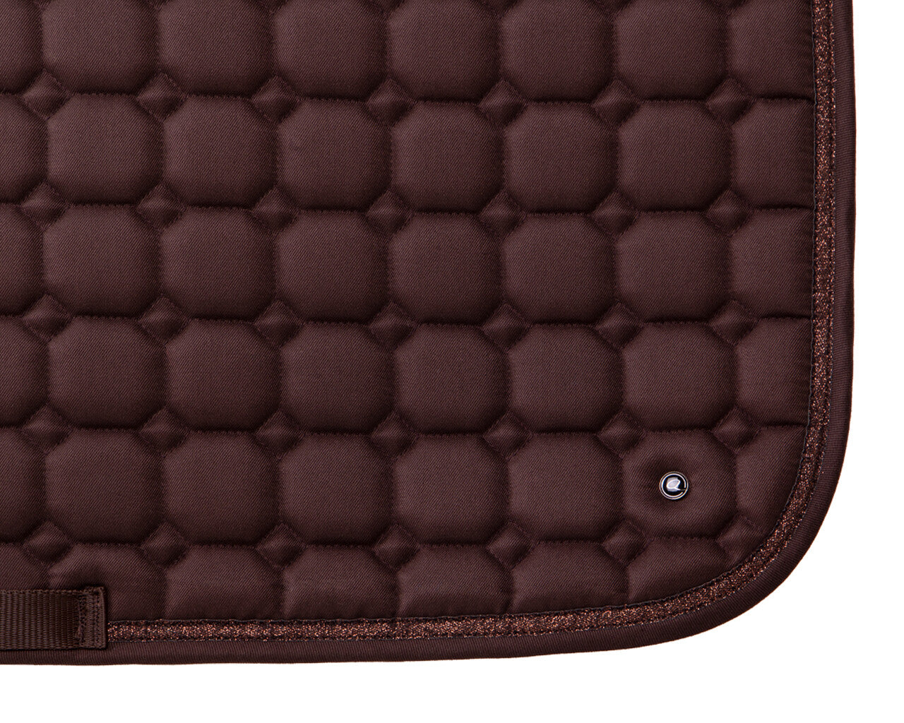 QHP Hailyn Saddle Pad - Brown - Dressage and Jump