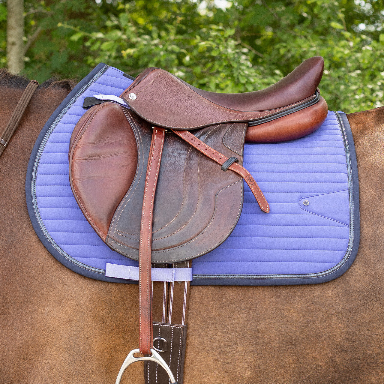Nyomi All Purpose Saddle Pad Periwinkle