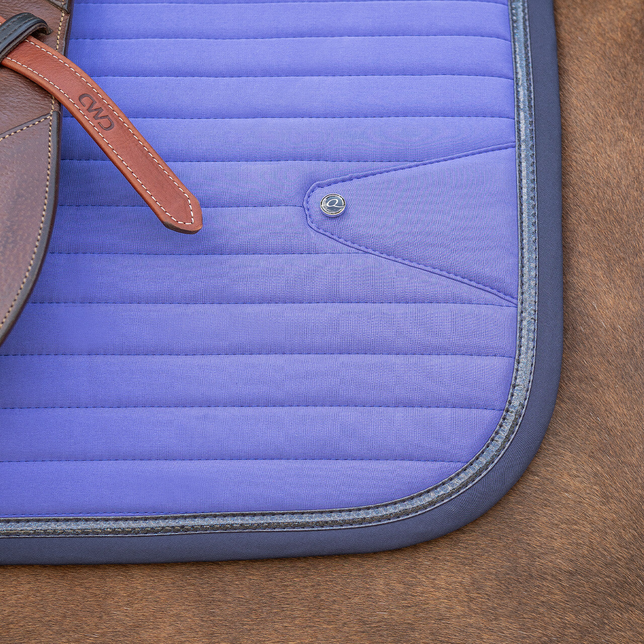 Nyomi All Purpose Saddle Pad Periwinkle