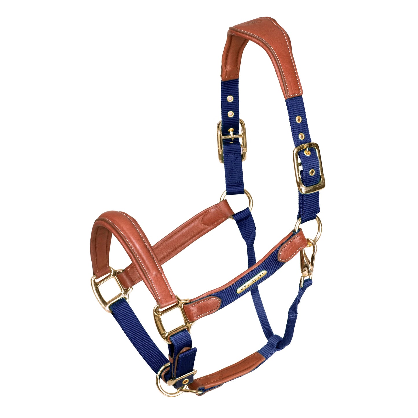 Velociti Lusso Padded Leather Halter