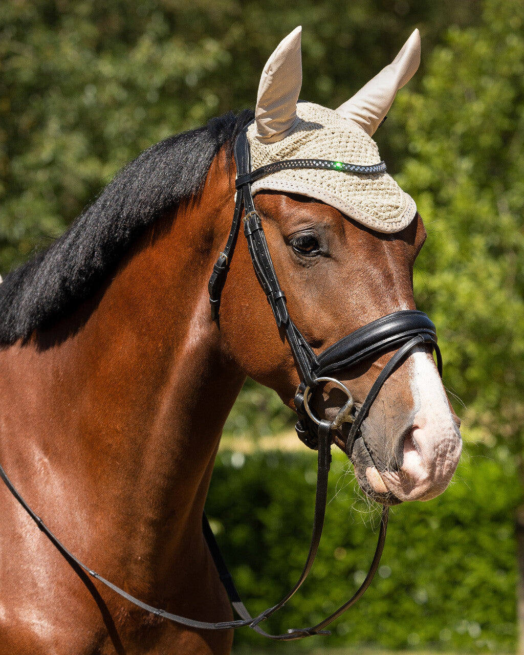 QHP Fading Collection Ear Bonnet - Beige