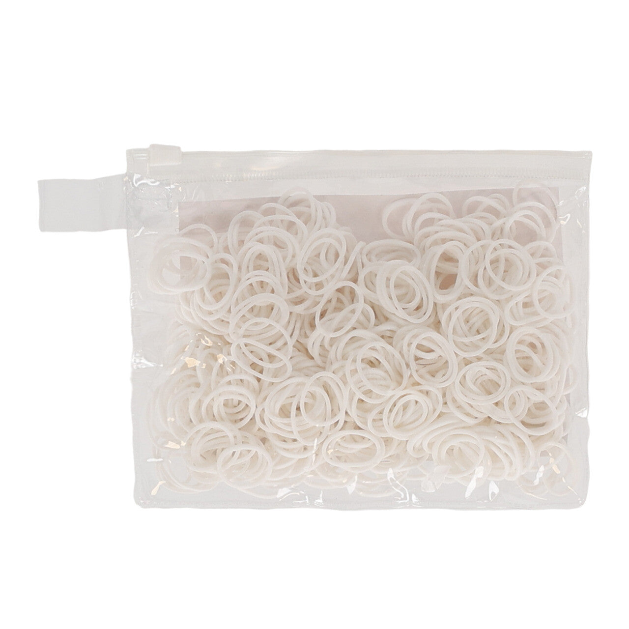 Rubber Braiding Bands - White