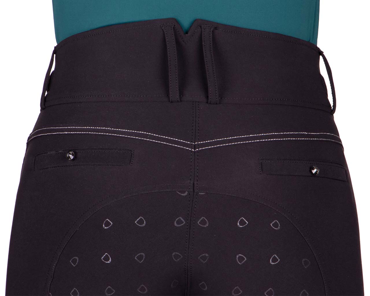 QHP Adalyn Full Seat Breeches - Black