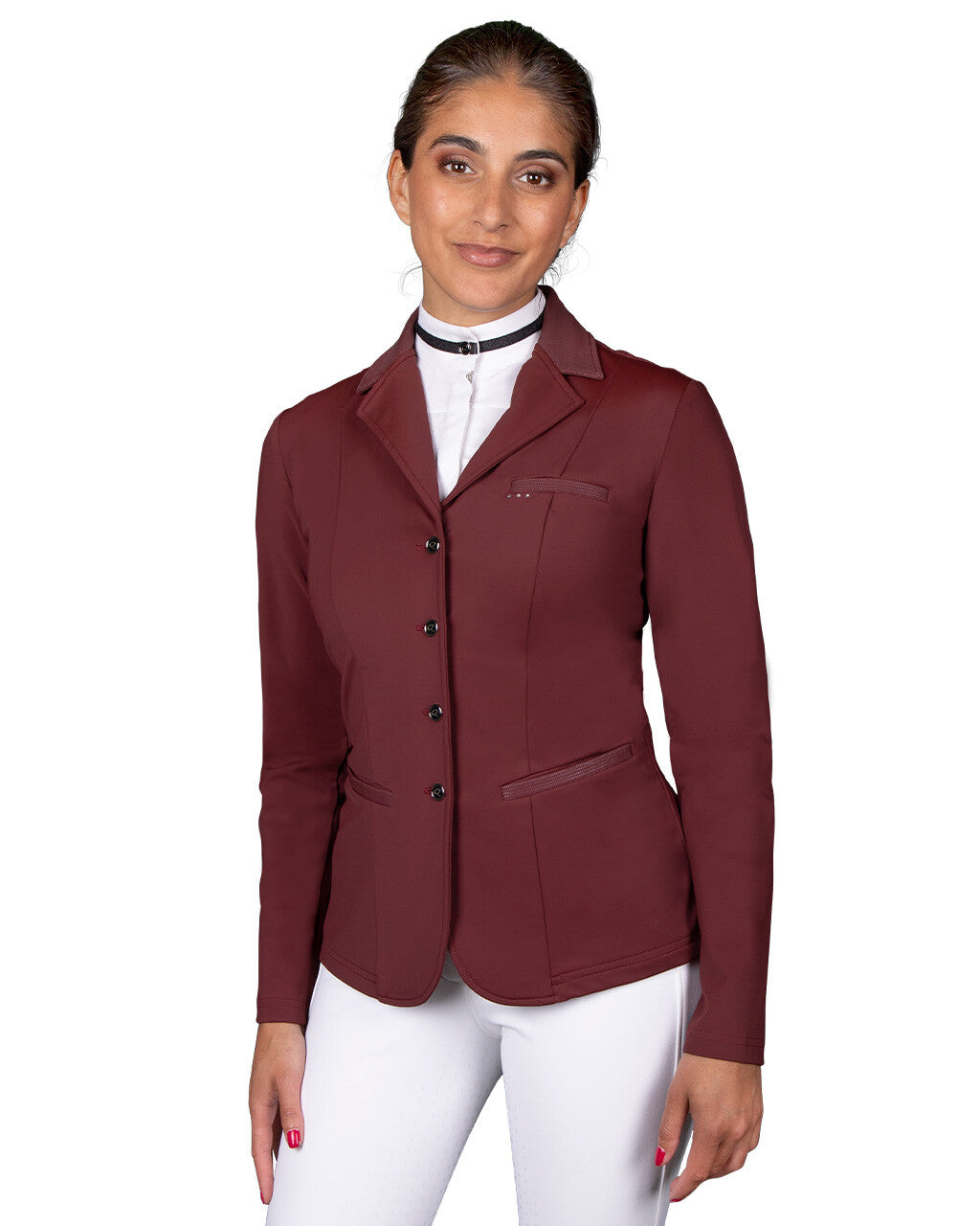 QHP Competition Jacket Kae - Burgundy