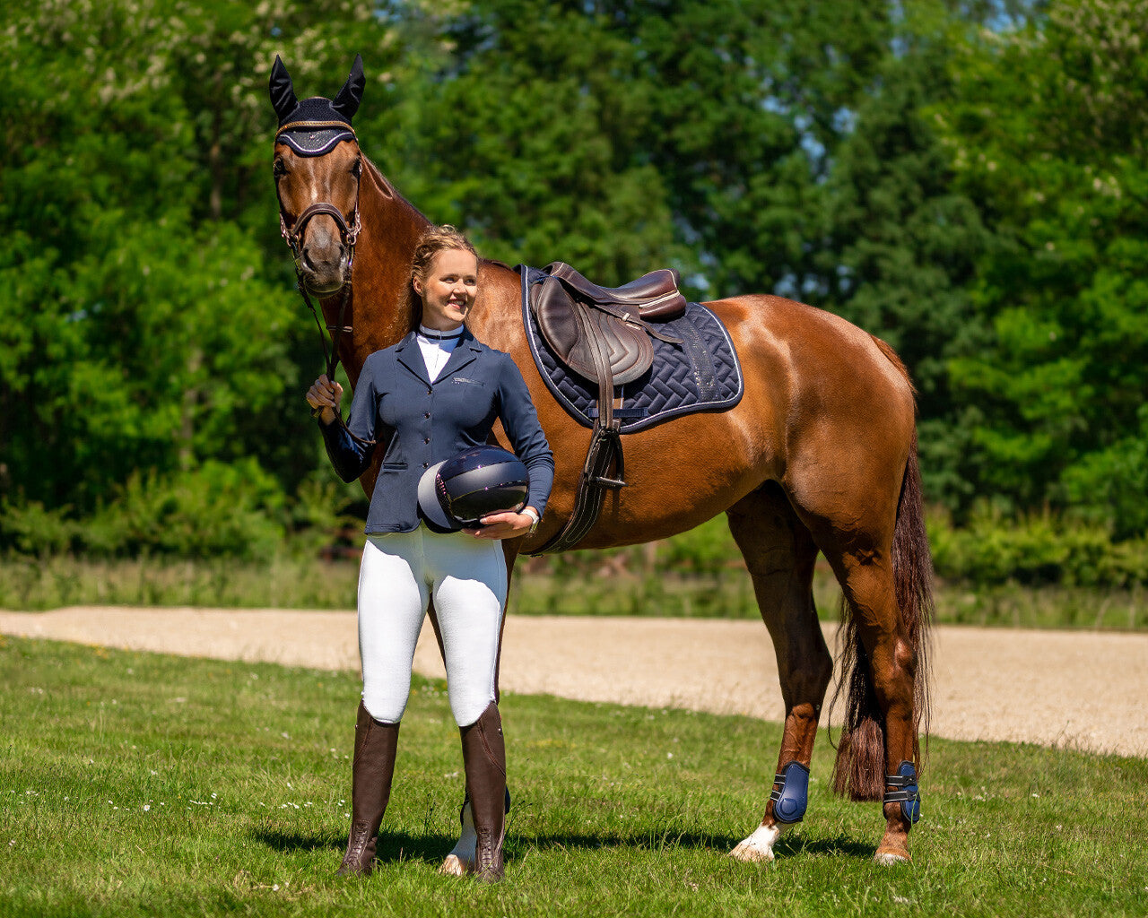 CLOSEOUT QHP Competition Jacket Kae - Navy