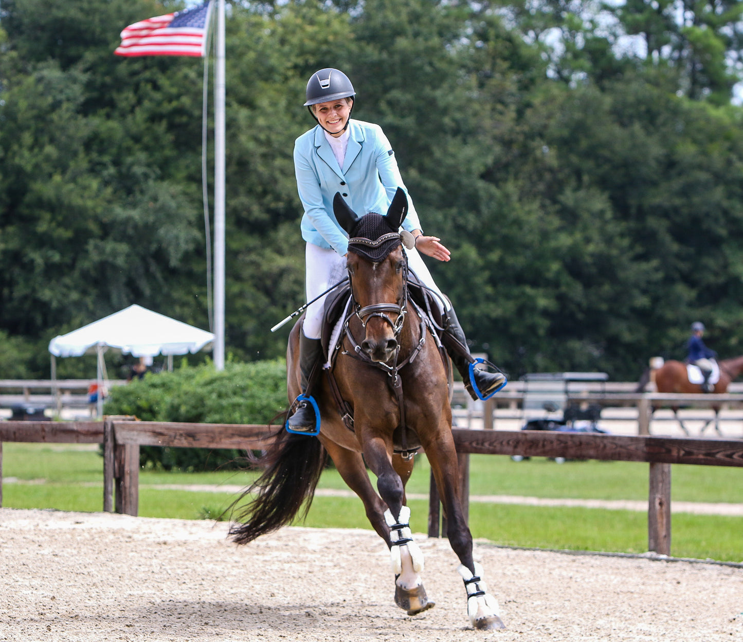 Royal Equine Bellatrix Competition Jacket Celeste Blue