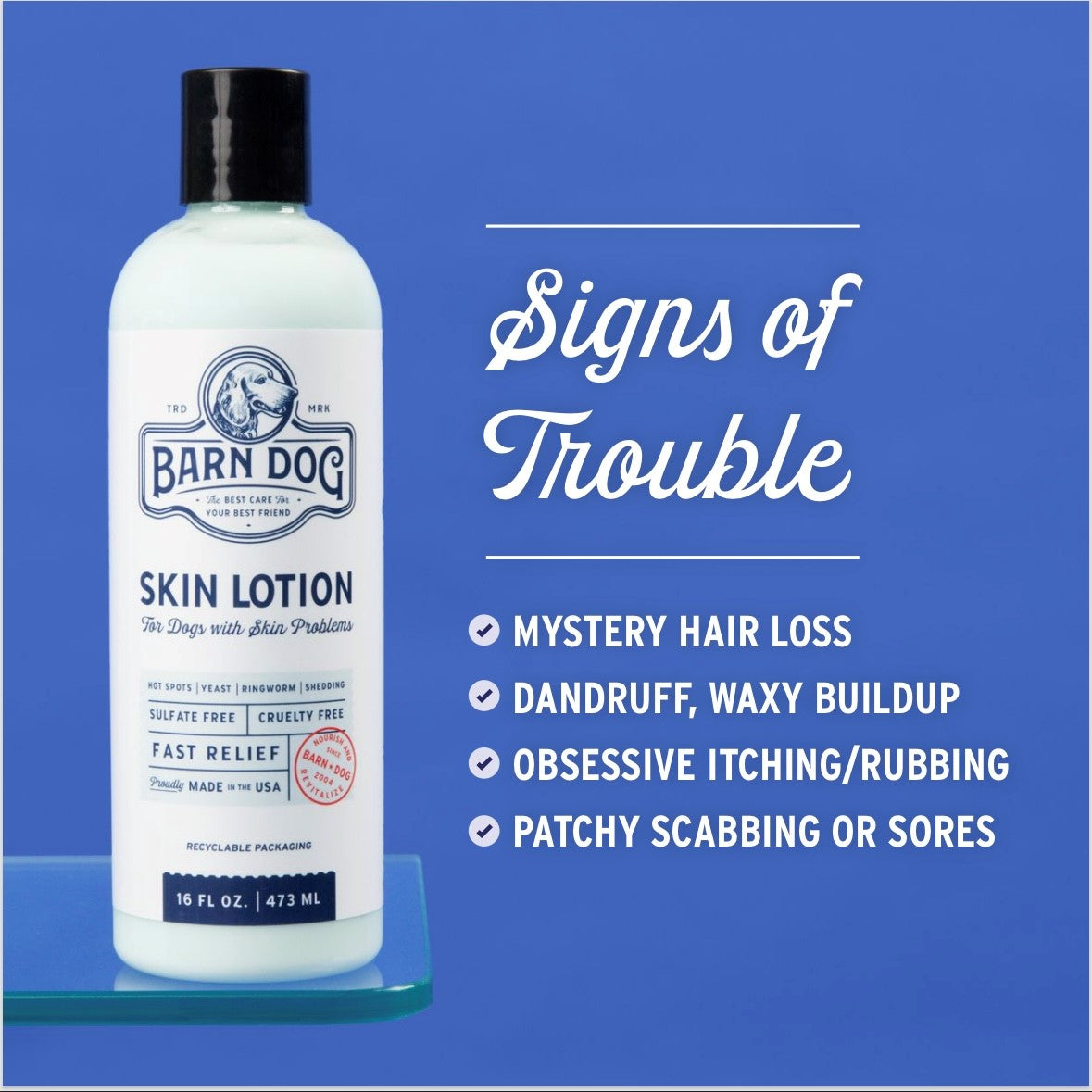 Barn Dog Skin Lotion