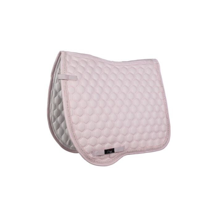 HKM Elisa Saddle Pad Mauve - Dressage or Jump