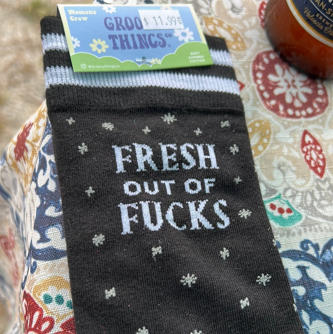 Sweary Crew Socks - Ladies