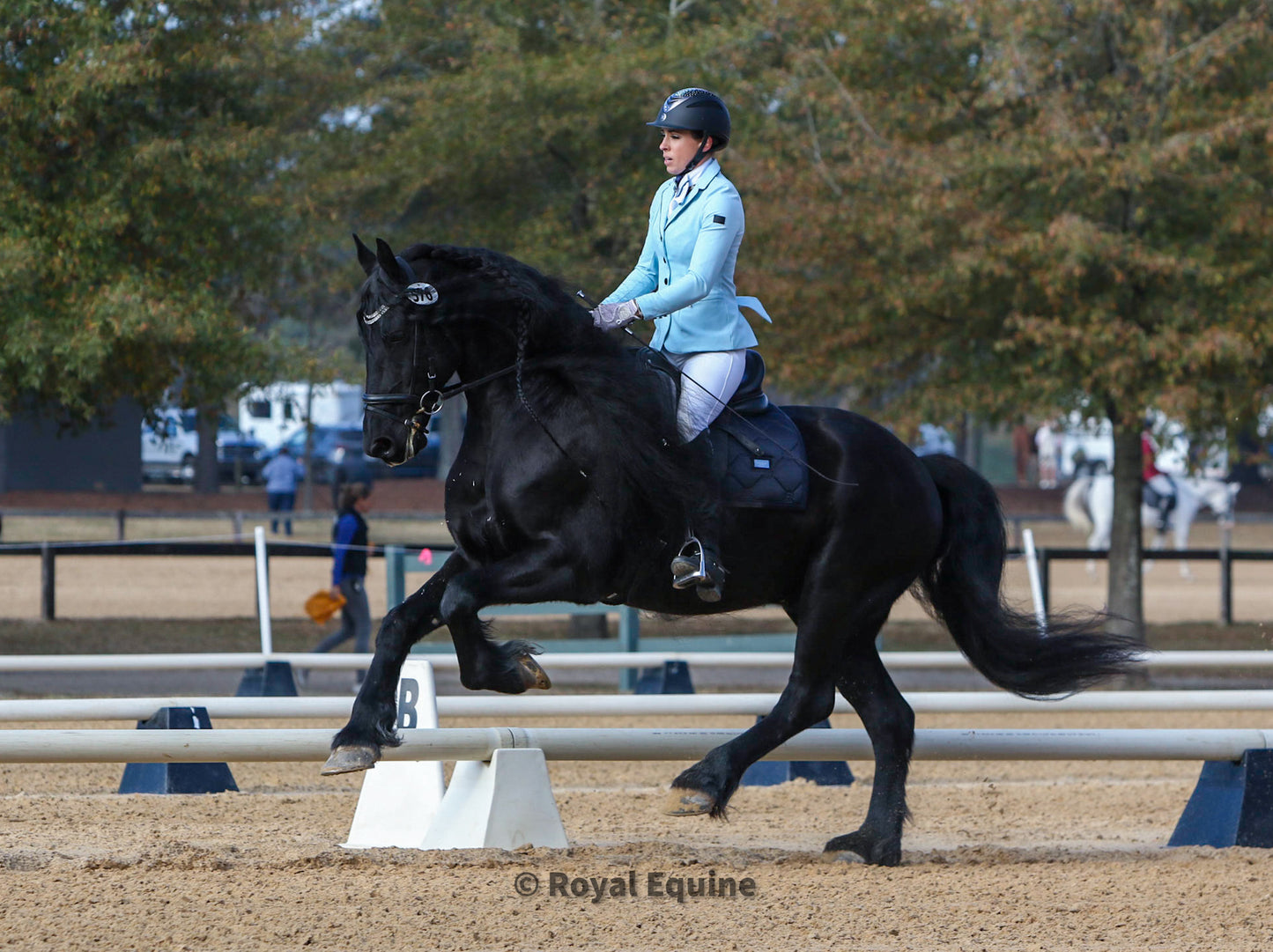Royal Equine Bellatrix Competition Jacket Celeste Blue