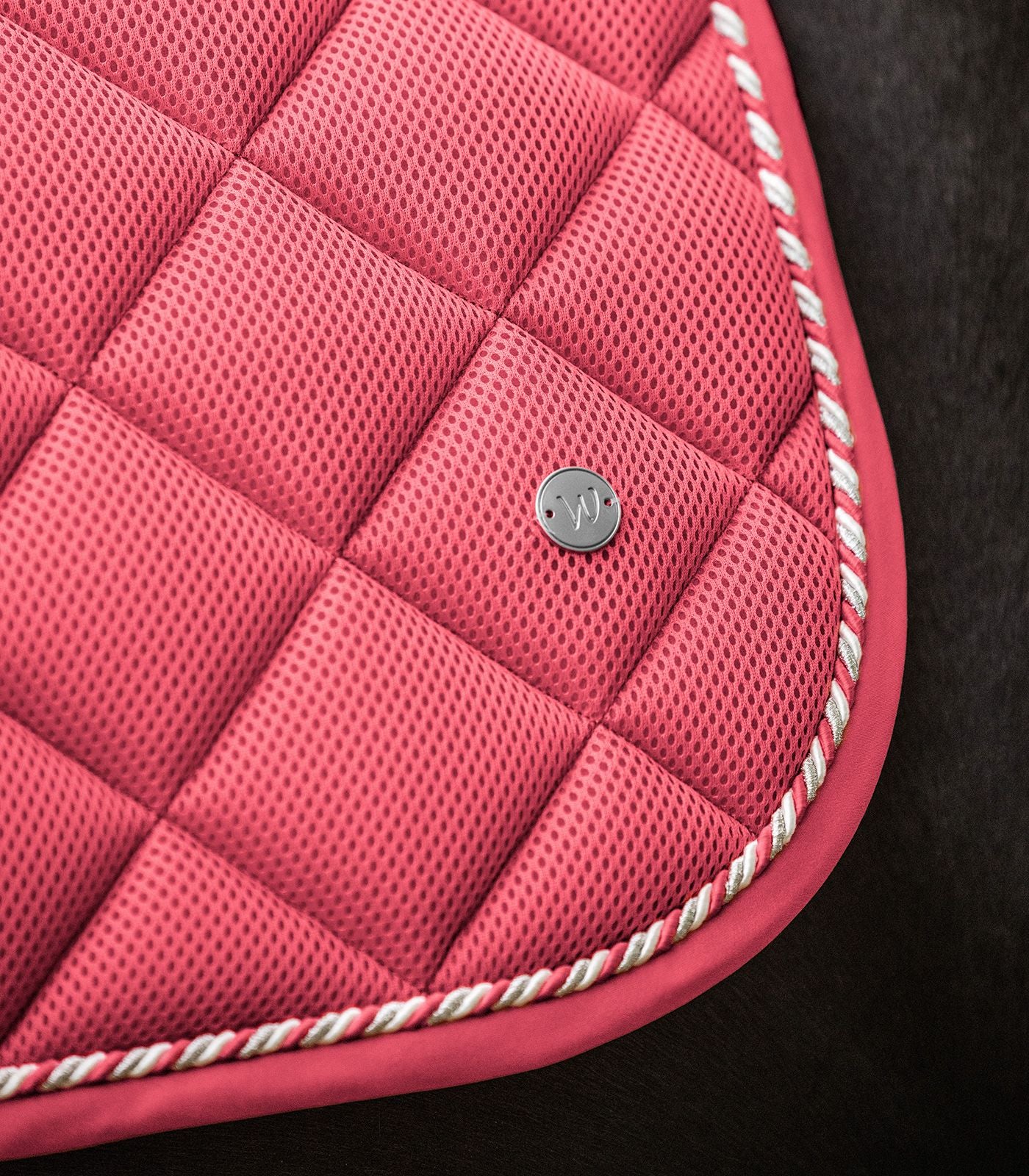 ELT Mesh Saddle Pad - Hibiscus  - Dressage or Jump