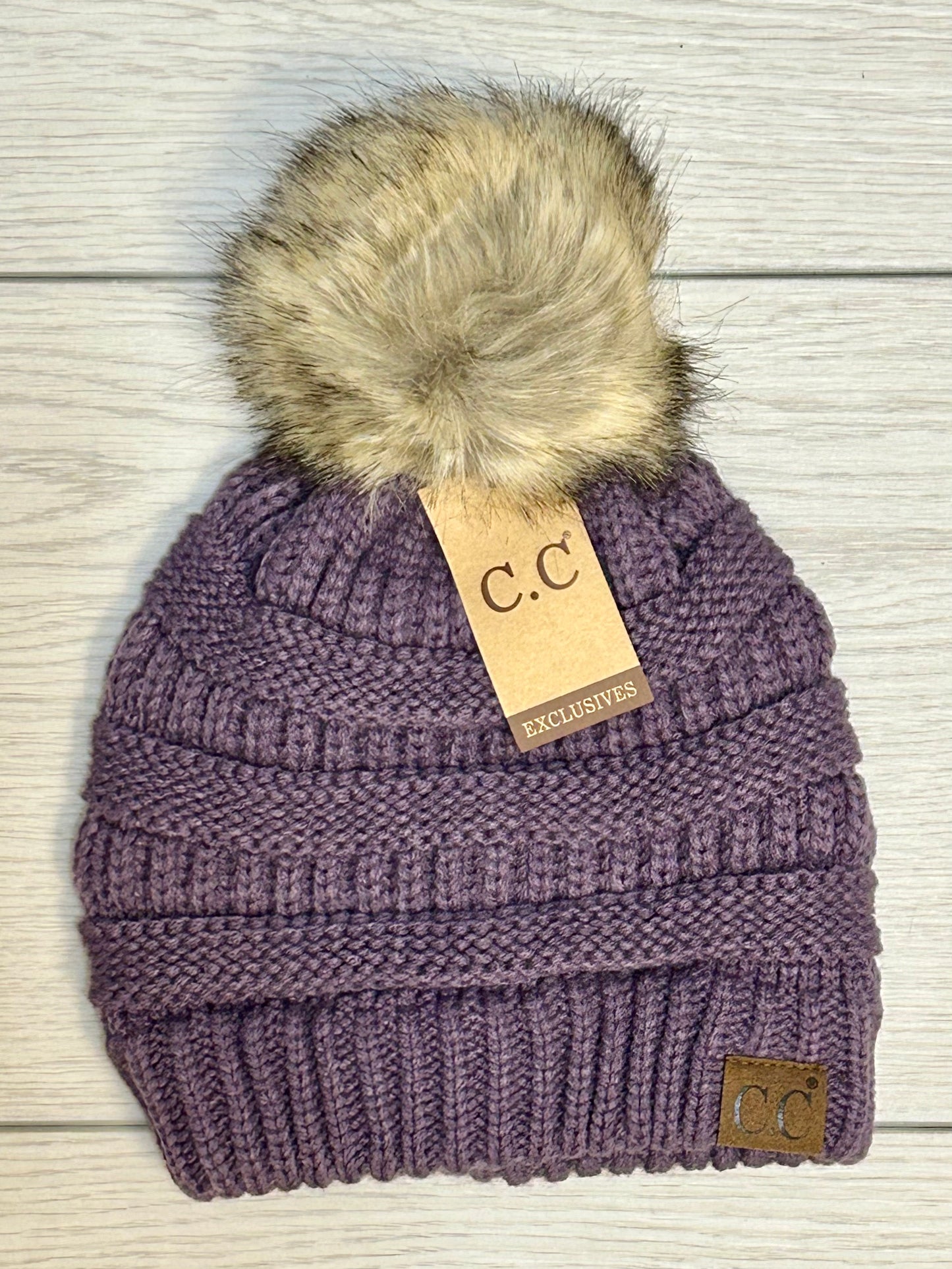 C.C. Exclusives PomPom Beanie
