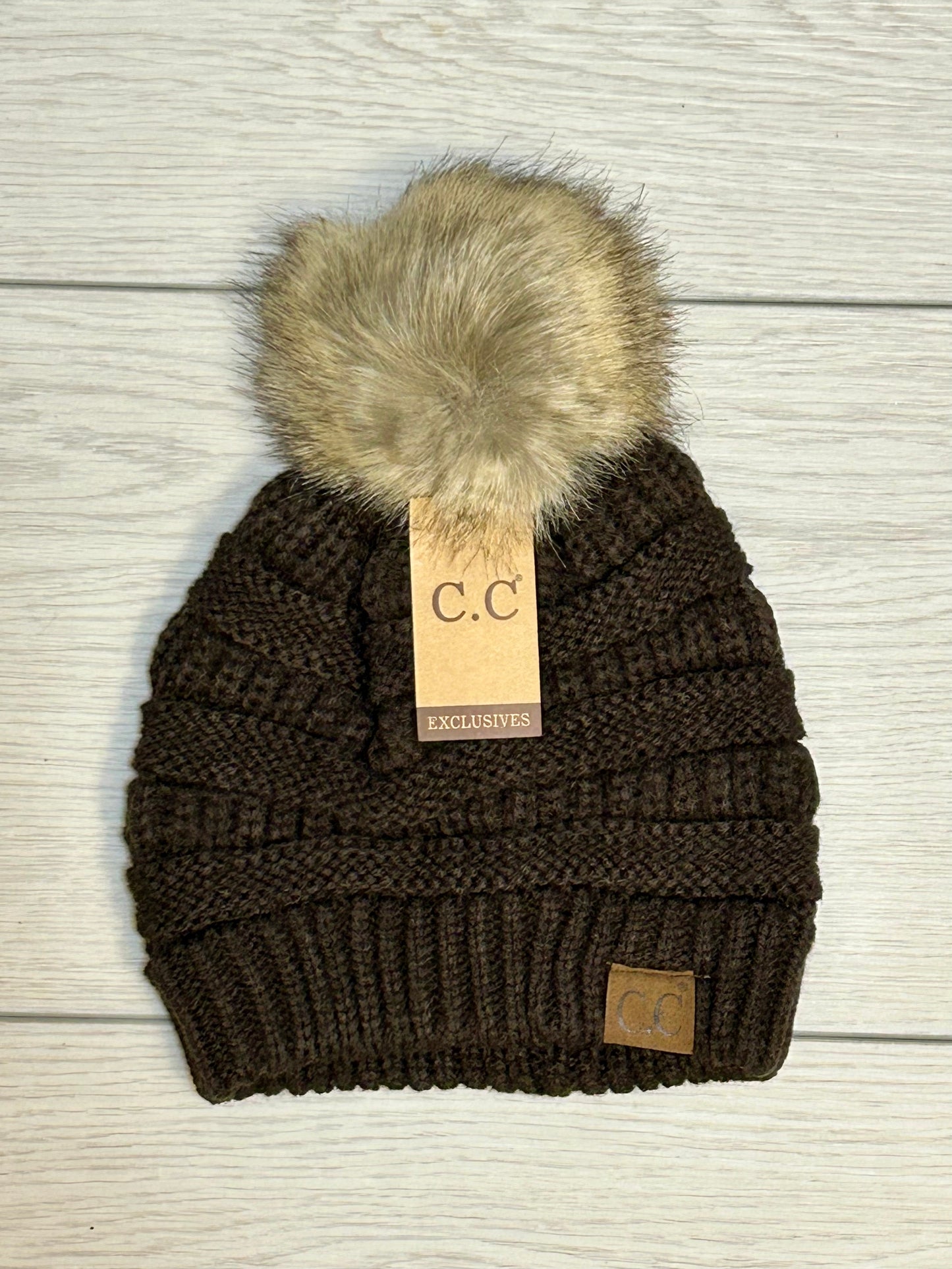C.C. Exclusives PomPom Beanie
