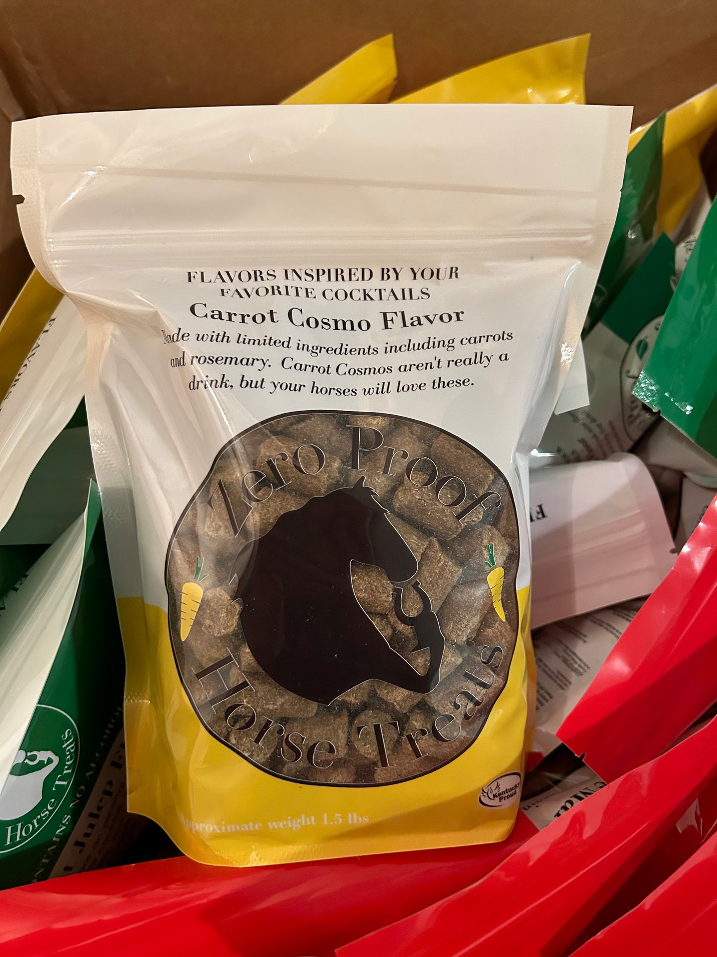 Zero Proof Horse Treats - Carrot Cosmo
