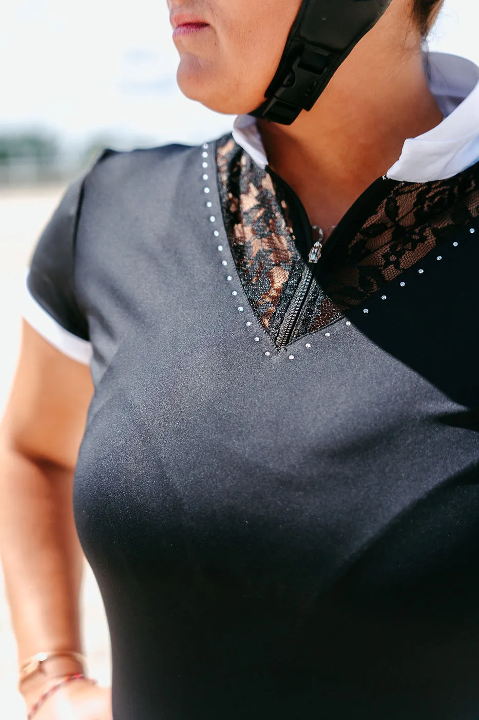 Viki Competition Shirt - Black