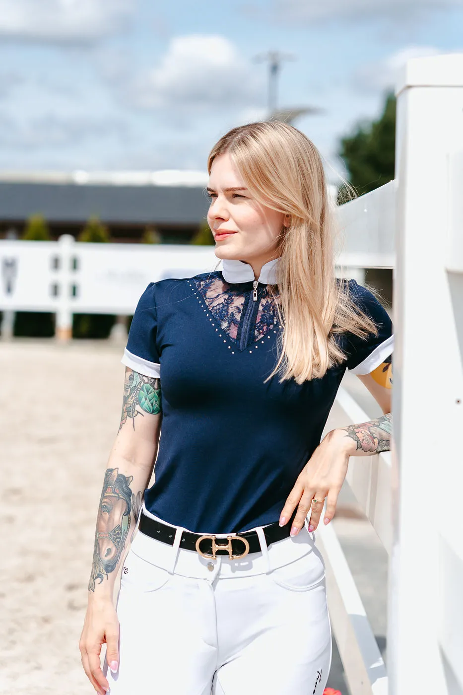 Viki Competition Shirt - Navy