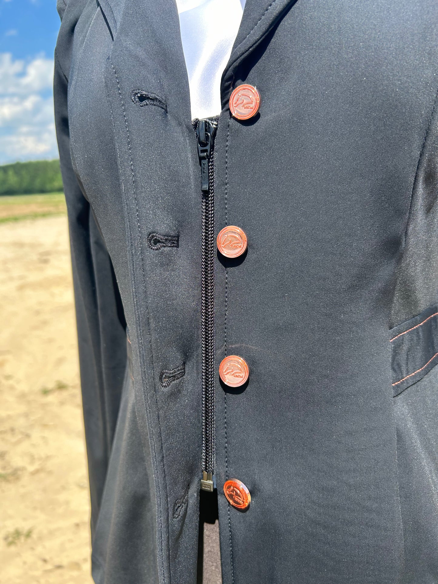 HKM Eloise Dressage Competition Jacket - Black