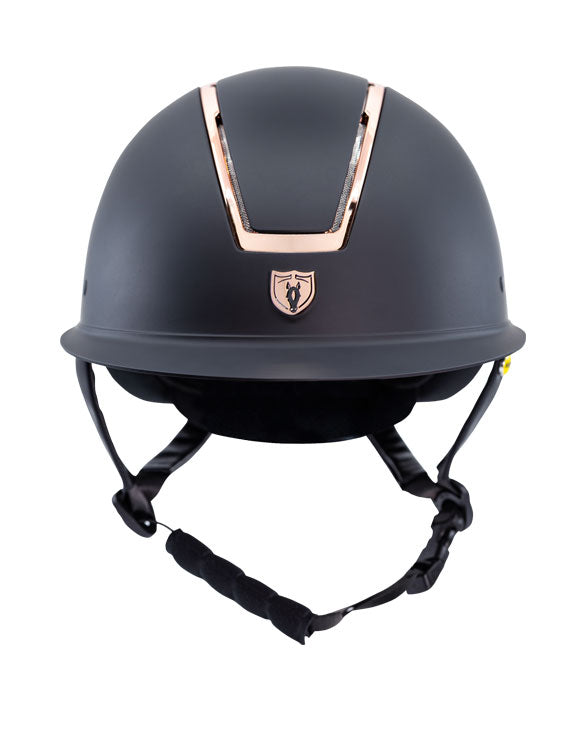 Tipperary Windsor MIPS Helmet - Matte Black with Rose Gold