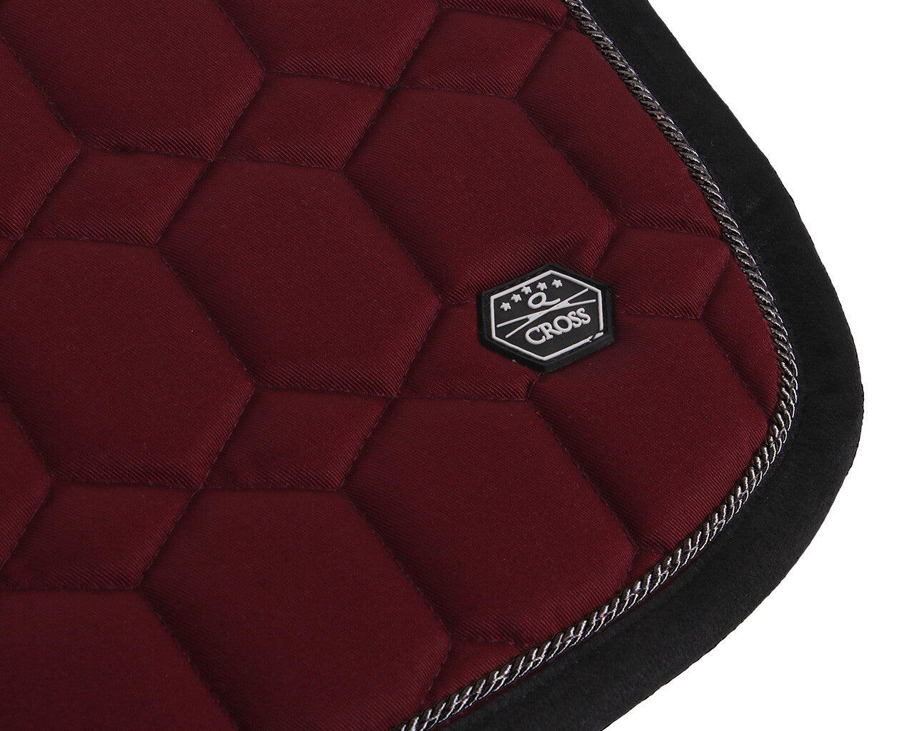 QHP El Dorado Saddle Pad - Ruby - Dressage or Euro Jump