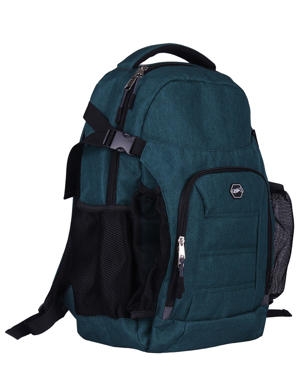 QHP Backpack with Helmet Holder - Dark Green