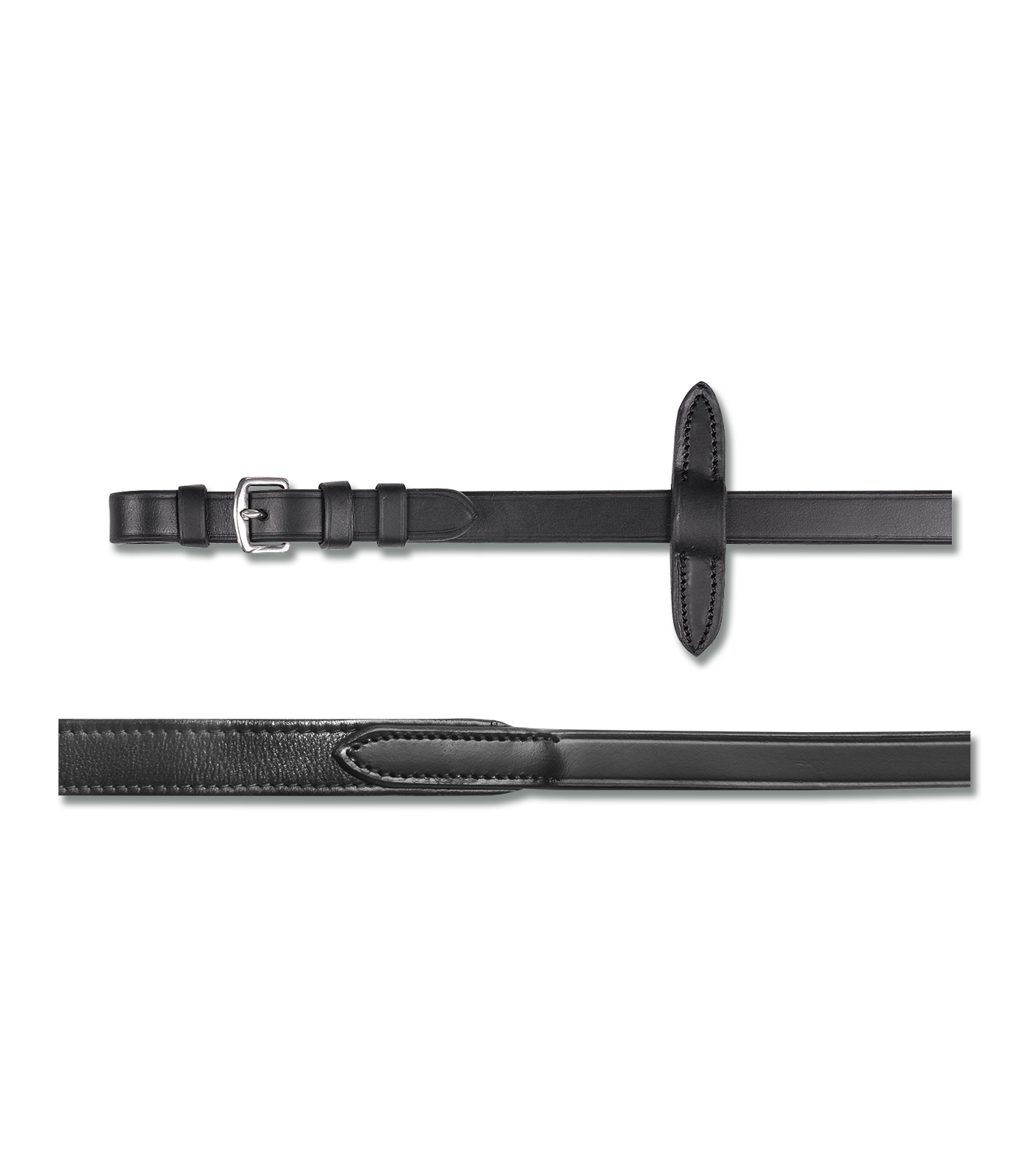 X-Line Super Soft Leather Reins - Black