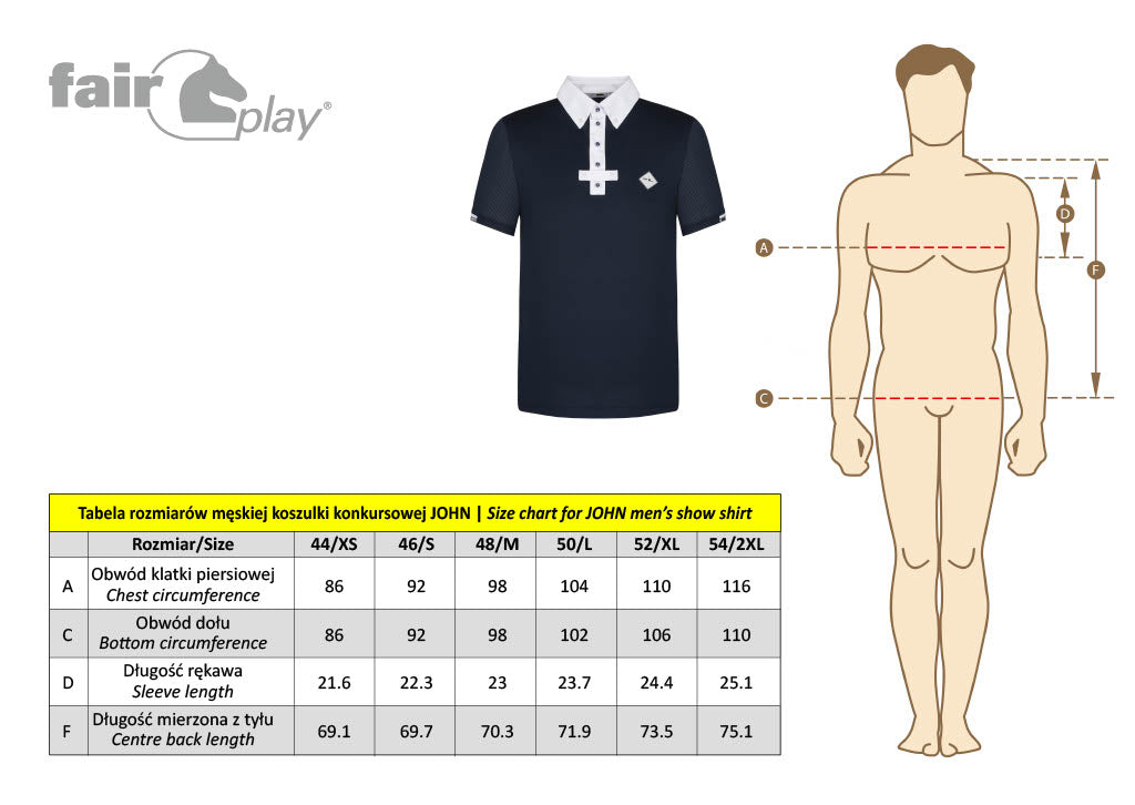 Fair Play Men's Competition Shirt White