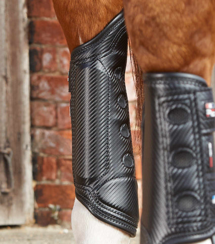 PEI Carbon Tech Air Cooled Eventing Boots Hind