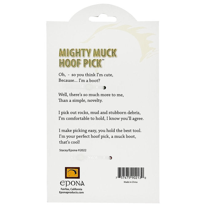 Epona Mighty Muck Hoof Pick - Black