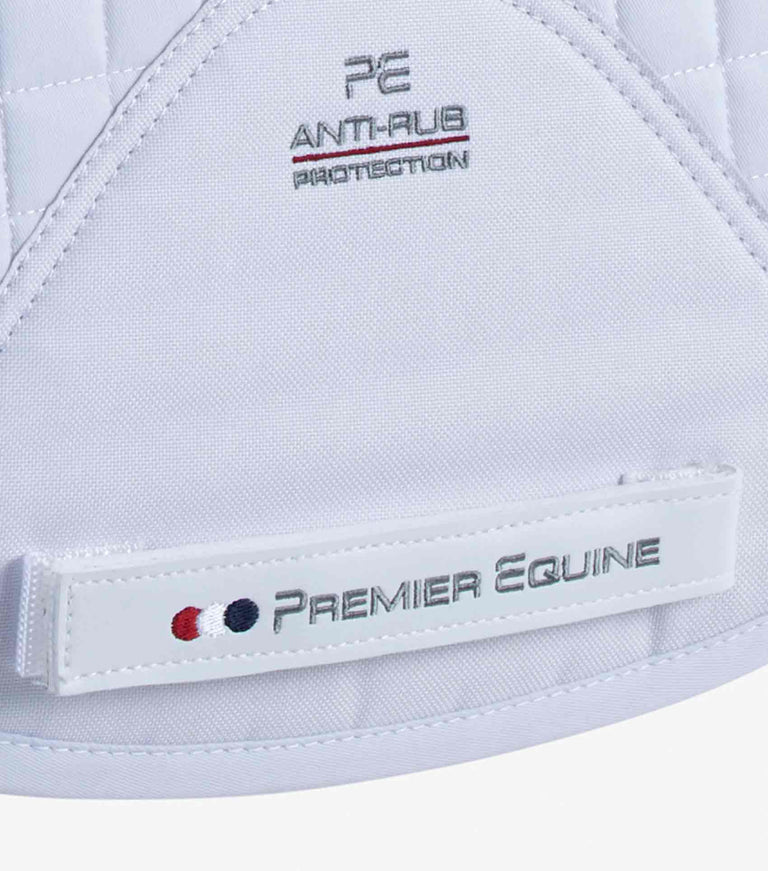 PEI Euro Dressage Saddle Pad White