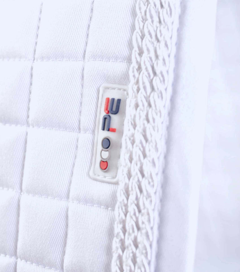 PEI Euro Dressage Saddle Pad White