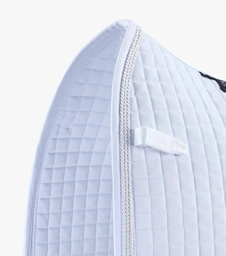 PEI Euro Dressage Saddle Pad White