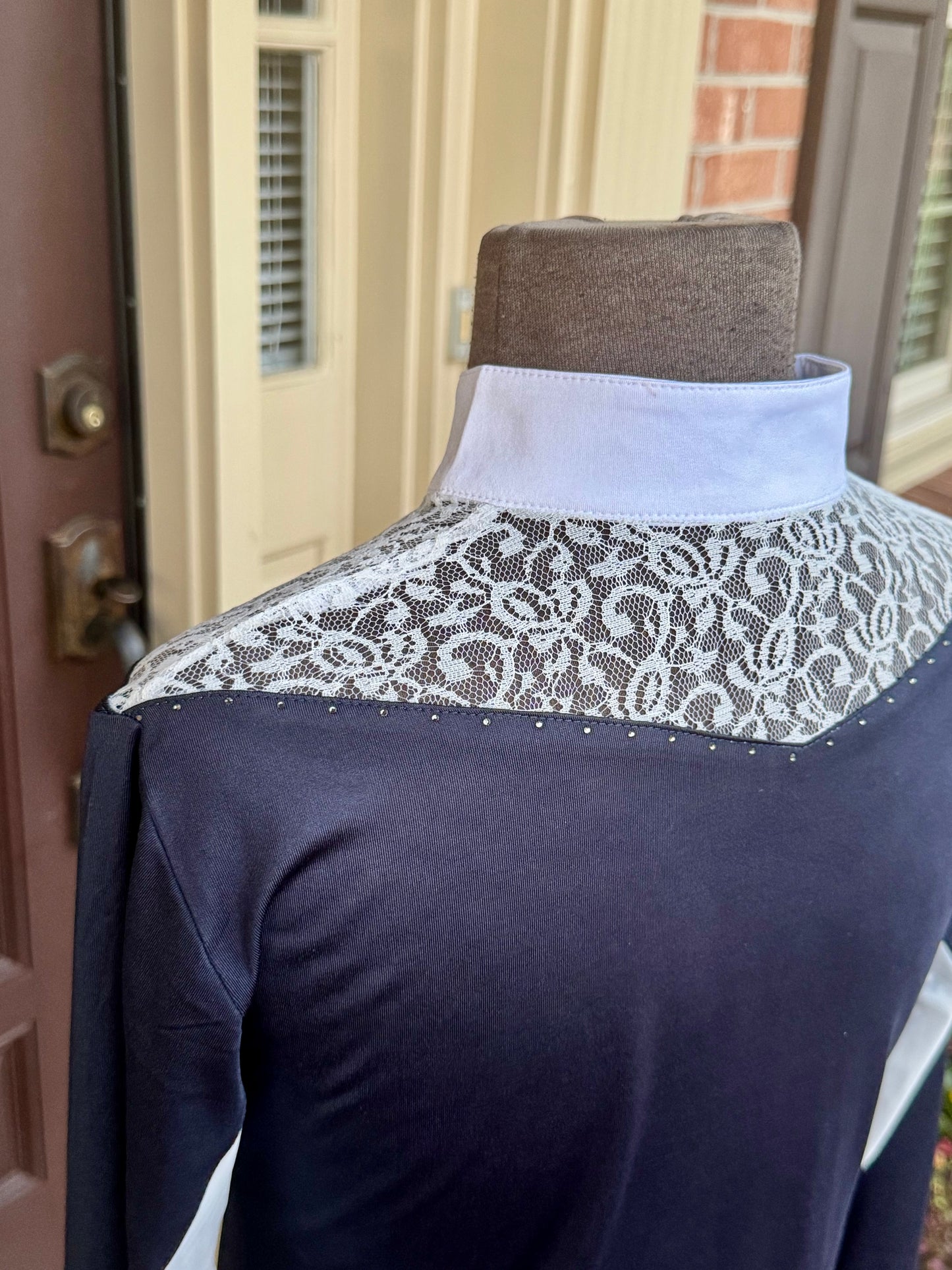 Baller On A Budget Lace Competition Shirt - Night Sky