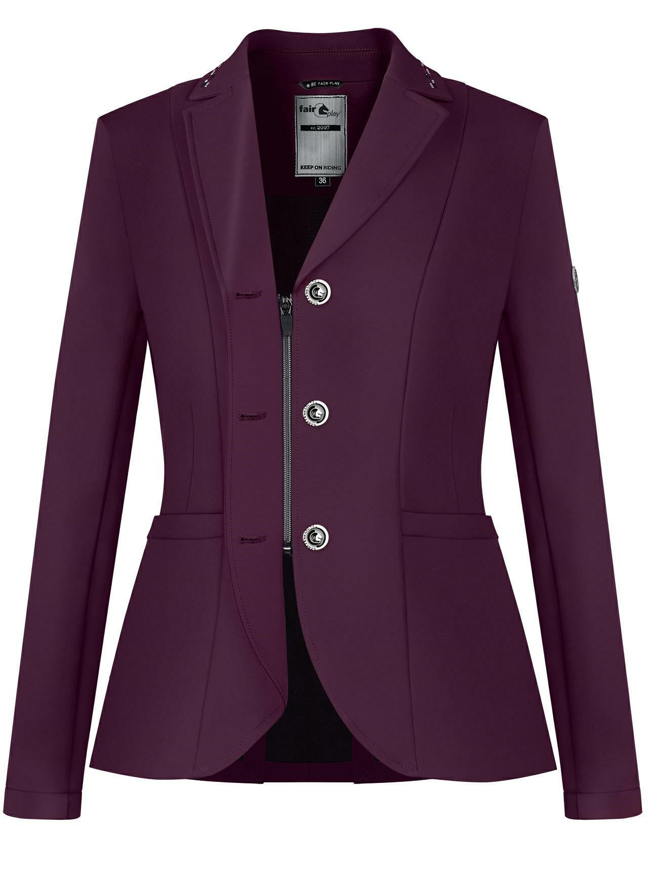 Fair Play Natalie Competition Jacket - Royal Berry