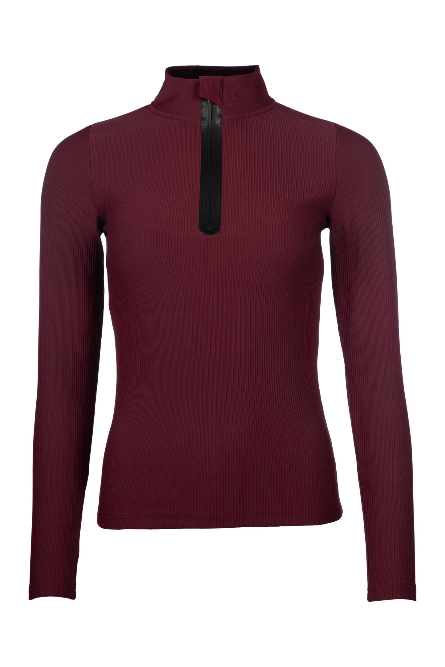 Livigno Ribbed Training Shirt - Bordeaux