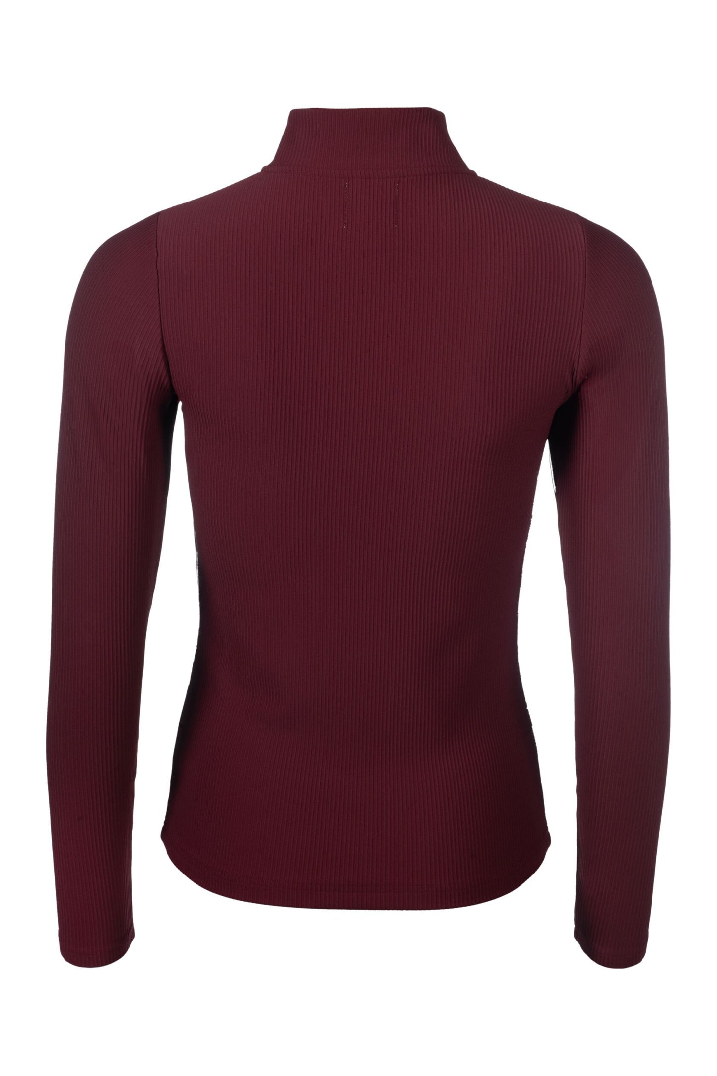 Livigno Ribbed Training Shirt - Bordeaux