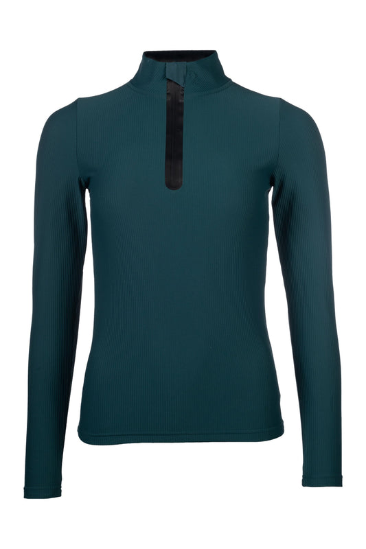 Livigno Ribbed Training Shirt - Deep Green