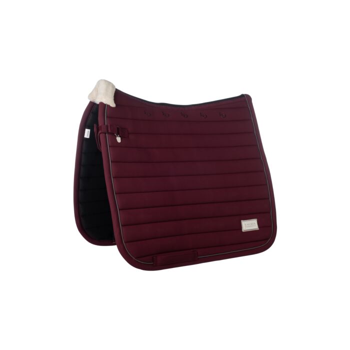 Livigno Saddle Pad Bordeaux - Dressage Or Jump