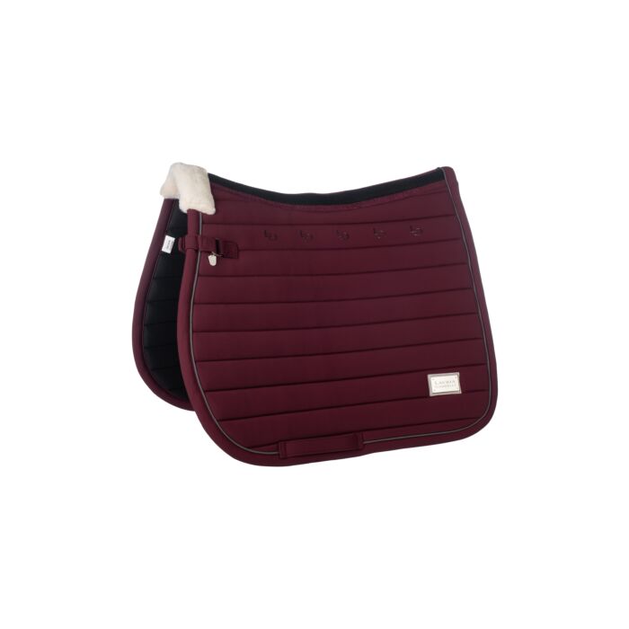 Livigno Saddle Pad Bordeaux - Dressage Or Jump