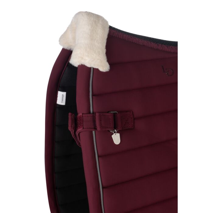 Livigno Saddle Pad Bordeaux - Dressage Or Jump