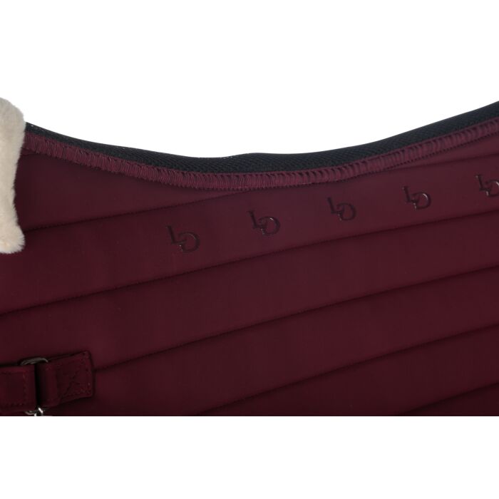 Livigno Saddle Pad Bordeaux - Dressage Or Jump