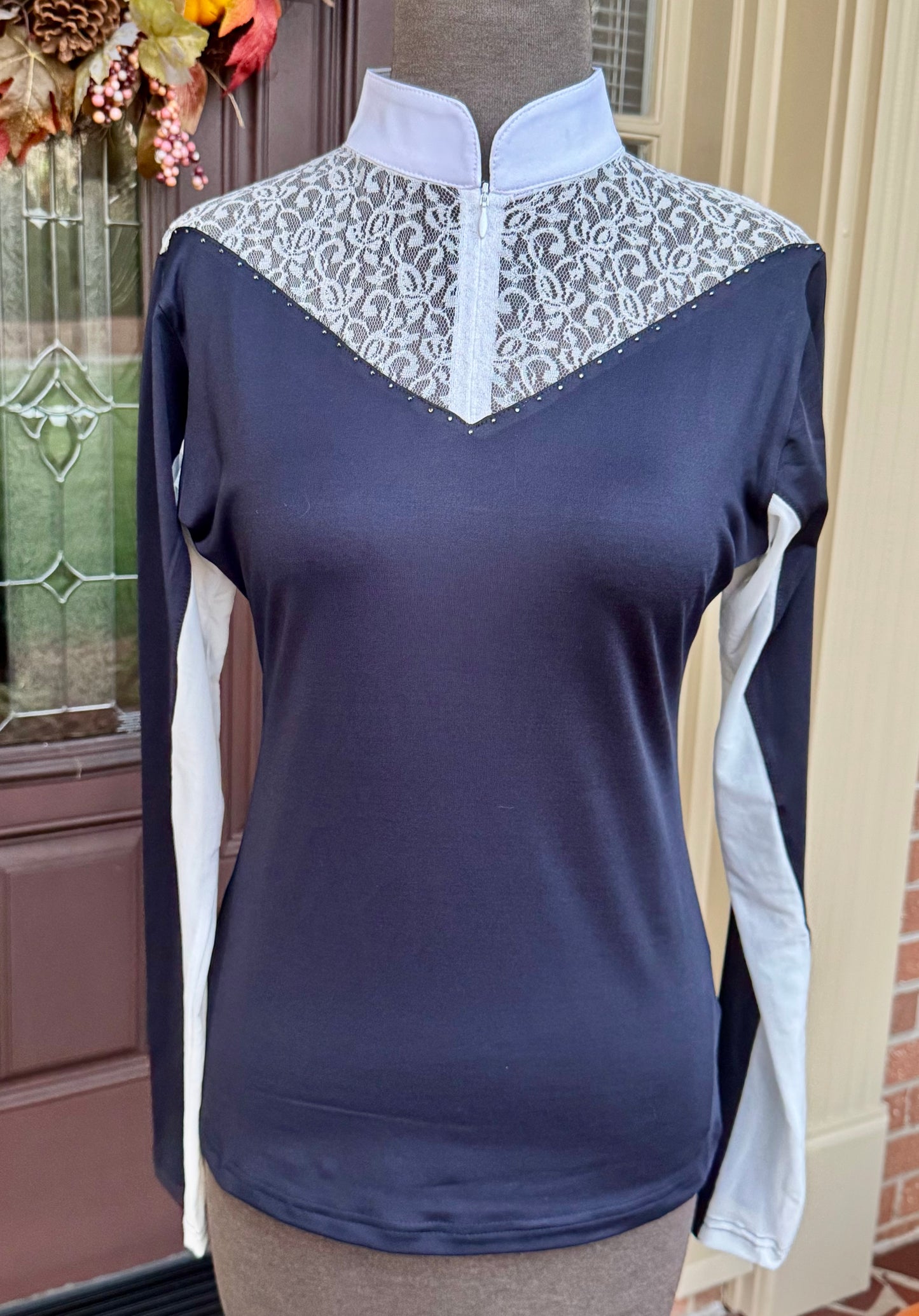 Baller On A Budget Lace Competition Shirt - Night Sky