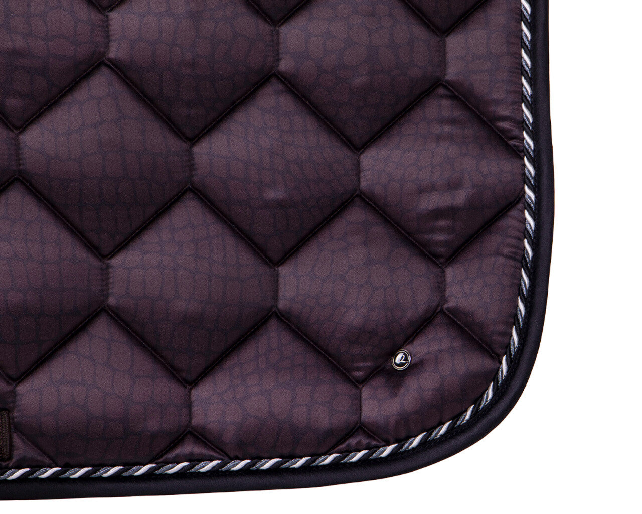 QHP Winter 2024 Collection Saddle Pad - Croc - Dressage and Jump