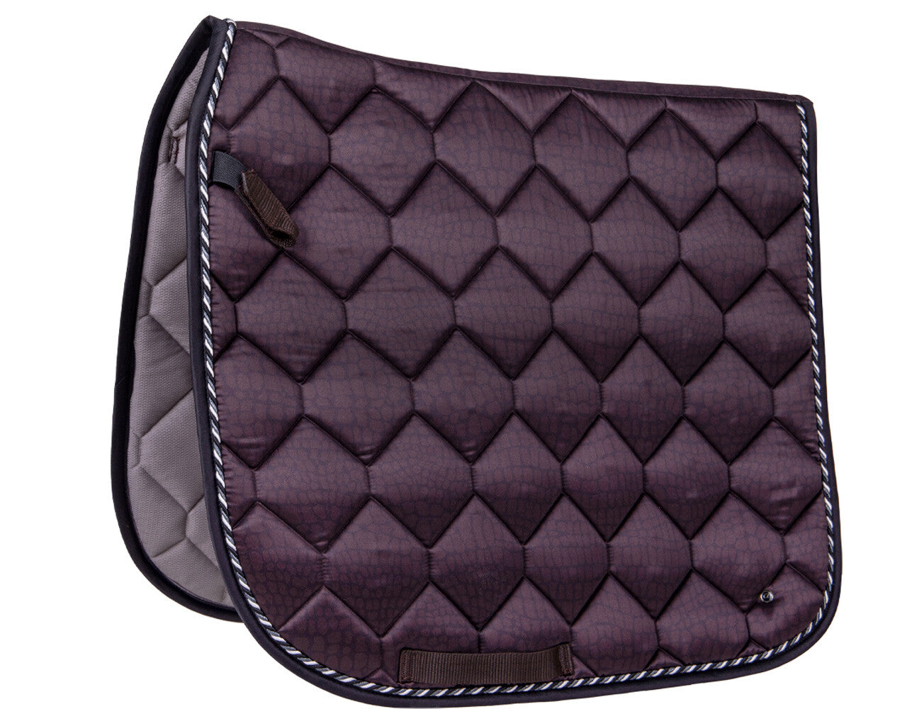 QHP Winter 2024 Collection Saddle Pad - Croc - Dressage and Jump