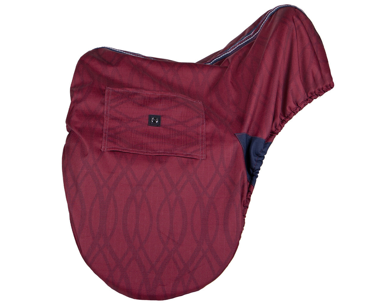 QHP Winter 2024 Saddle Cover - Cherry