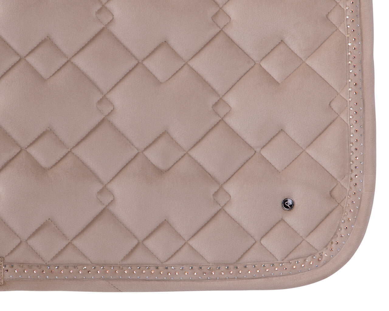 QHP Fading Collection Saddle Pad - Beige - Dressage